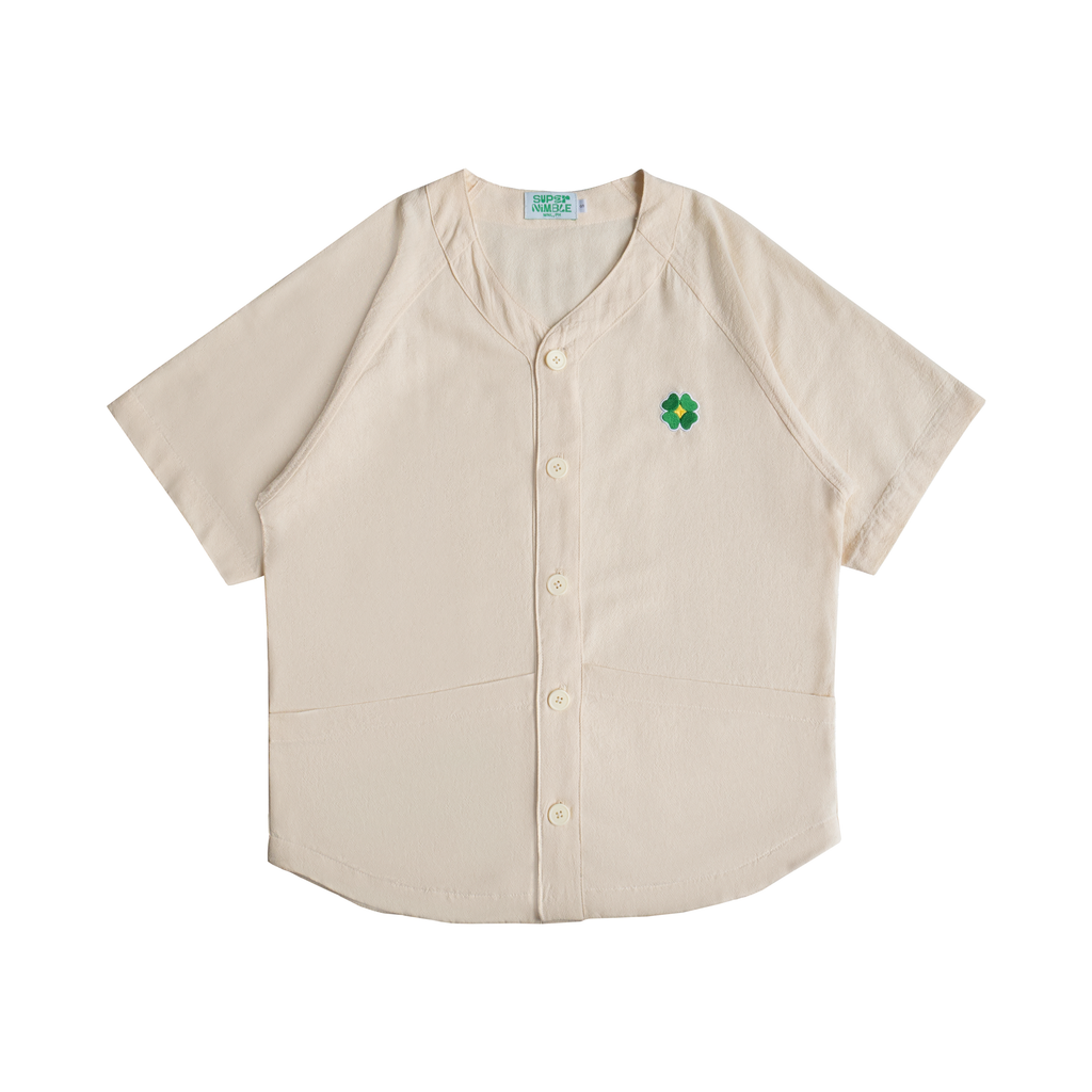 Full-button baseball shirt